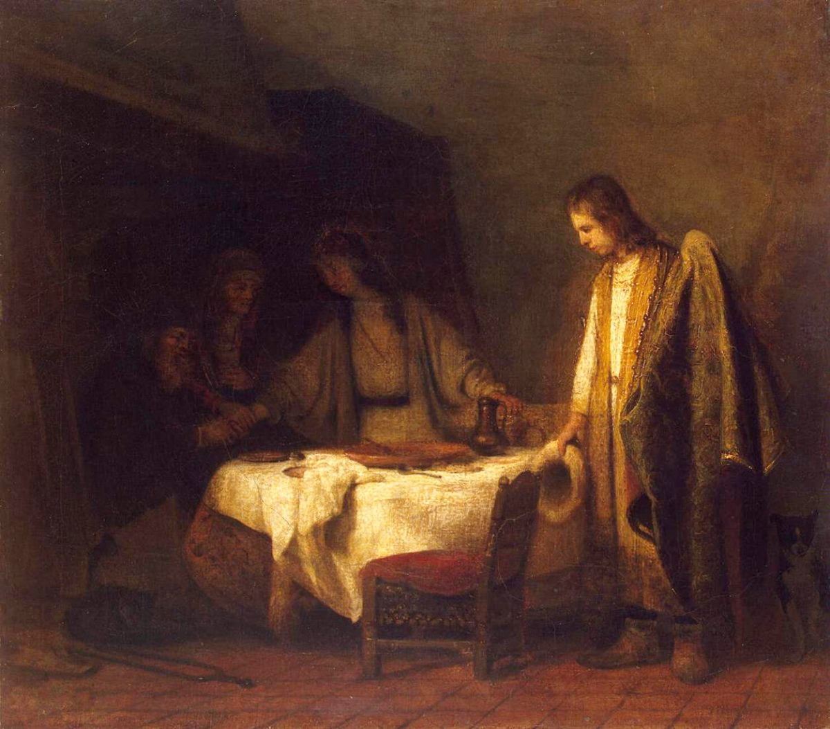 tobias's farewell to his parents